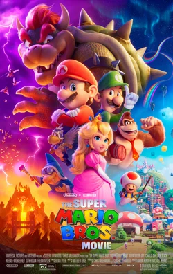Capa de Super Mario Bros. O Filme
